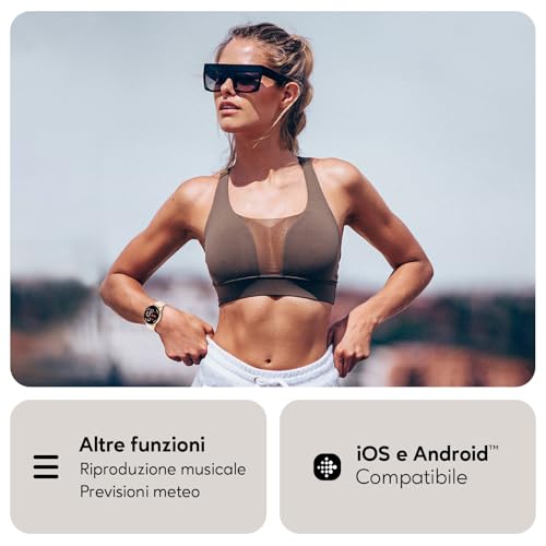 Thumbnail 6 de AcclaFit Smartwatch Uomo Donna con Chiamate Bluetooth e Schermo 1,38" – 147+ Modalità Sportive, IP68, SpO2 e Sonno