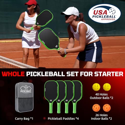 Thumbnail 7 de BAGAIL Pickleball Paddles, 4-Ball Set ⚾