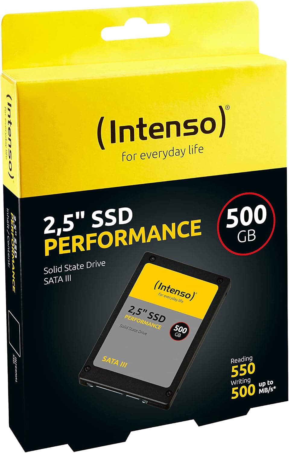 Detalle 2 de Intenso Performance 500 GB – wewnętrzny SSD SATA III 2,5 cala, do 550 MB/s