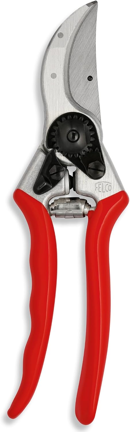 Detalle de FELCO 2: cesoia bypass professionale per destri, lama acciaio temprato 41 mm, manici in alluminio forgiano