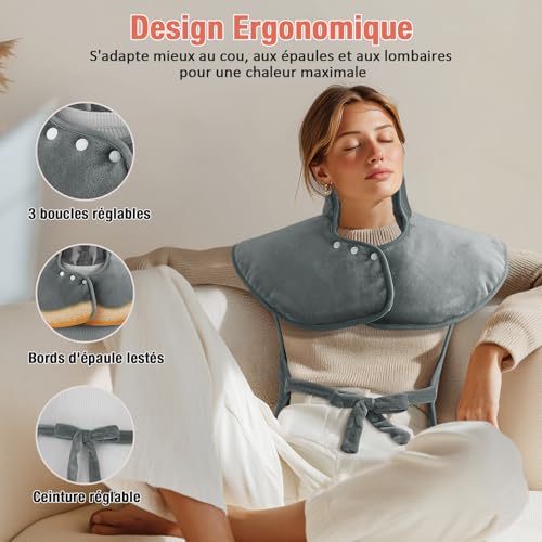 Detalle de MYCARBON Coussin chauffant électrique 60 × 100 cm