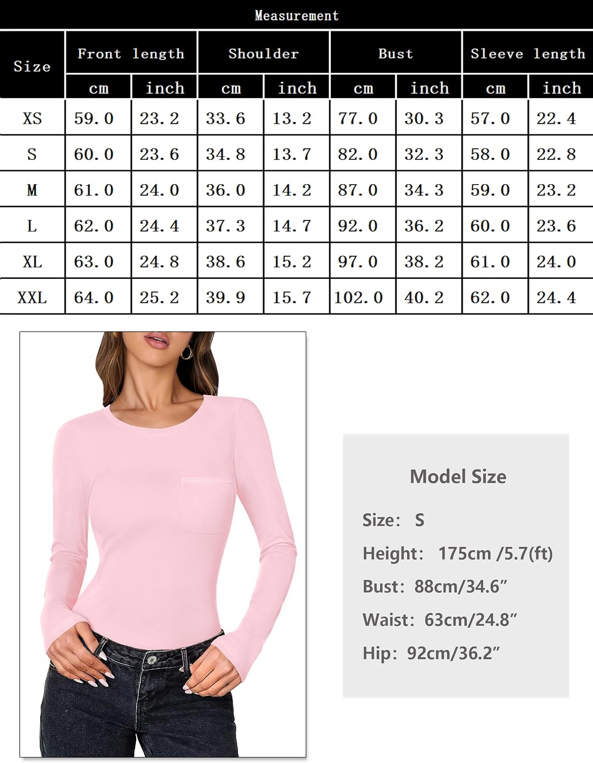 Thumbnail 4 de Aottori Camiseta Mujer Manga Larga Slim Fit
