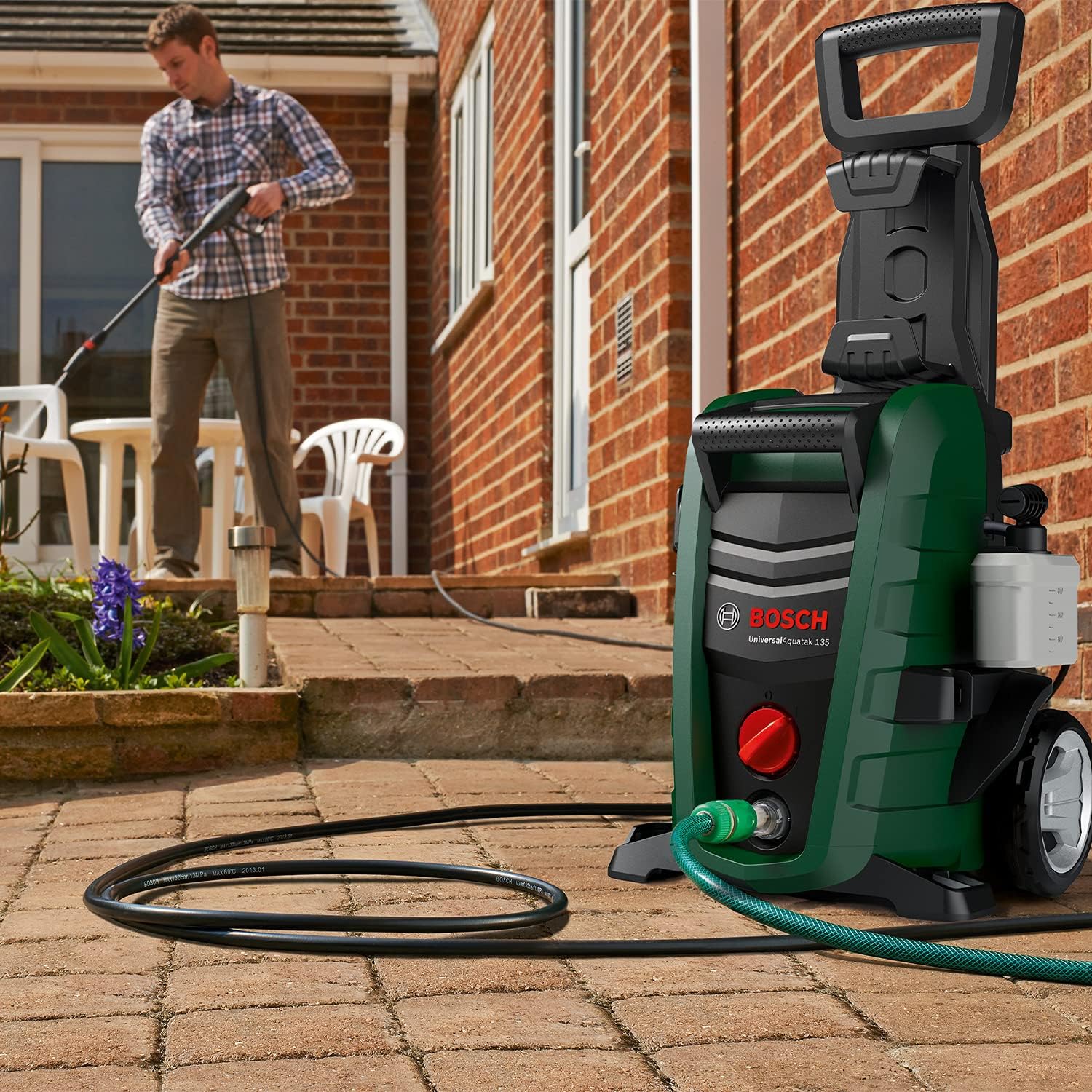 Thumbnail 1 de Bosch 6m High Pressure Hose with SDS Quick Connect for Pressure Washers (up to 130 bar)