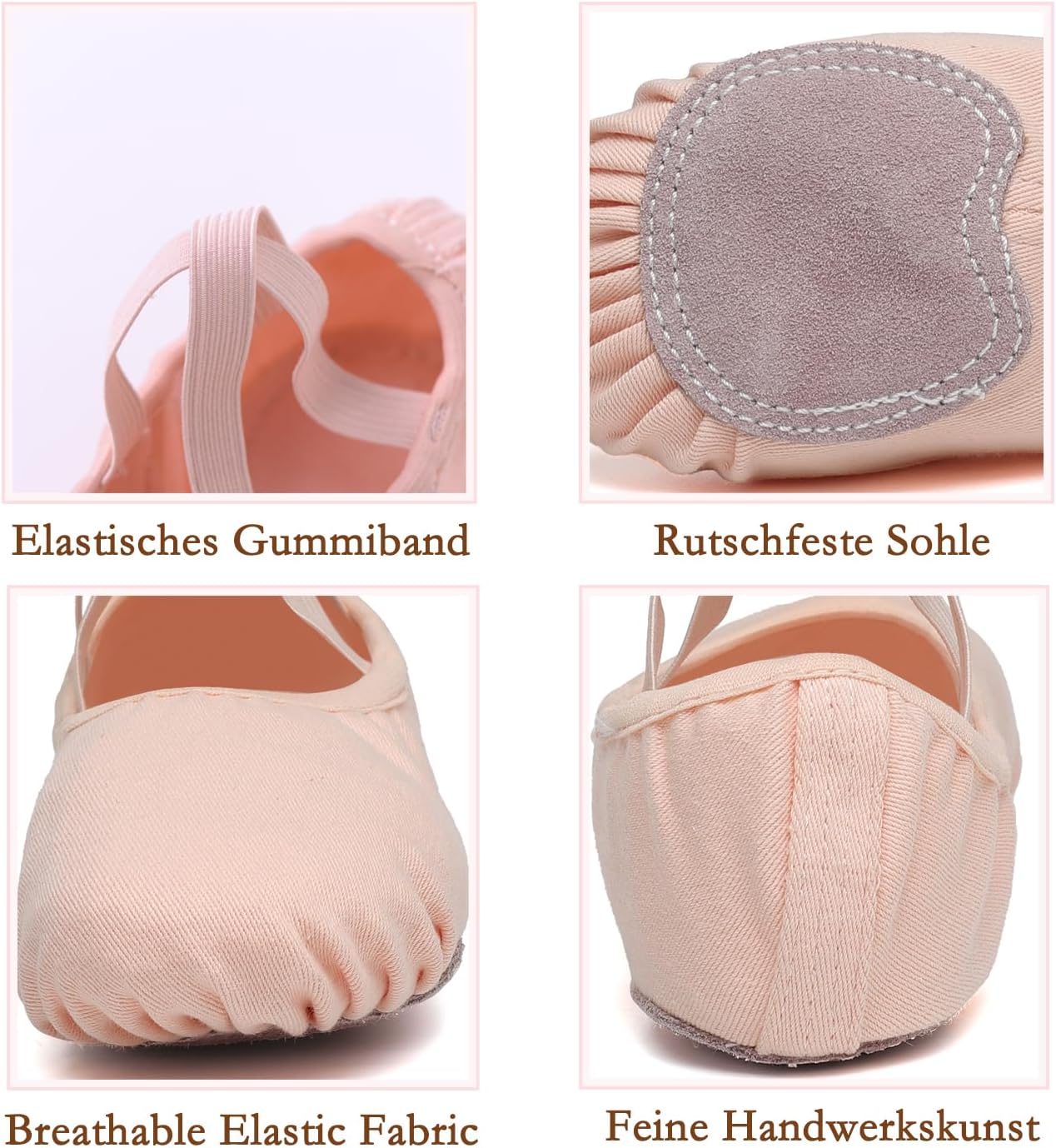 Thumbnail 3 de Uniuni Scarpe Danza Bambina Elastic: scarpette da balletto classico a mezza punta