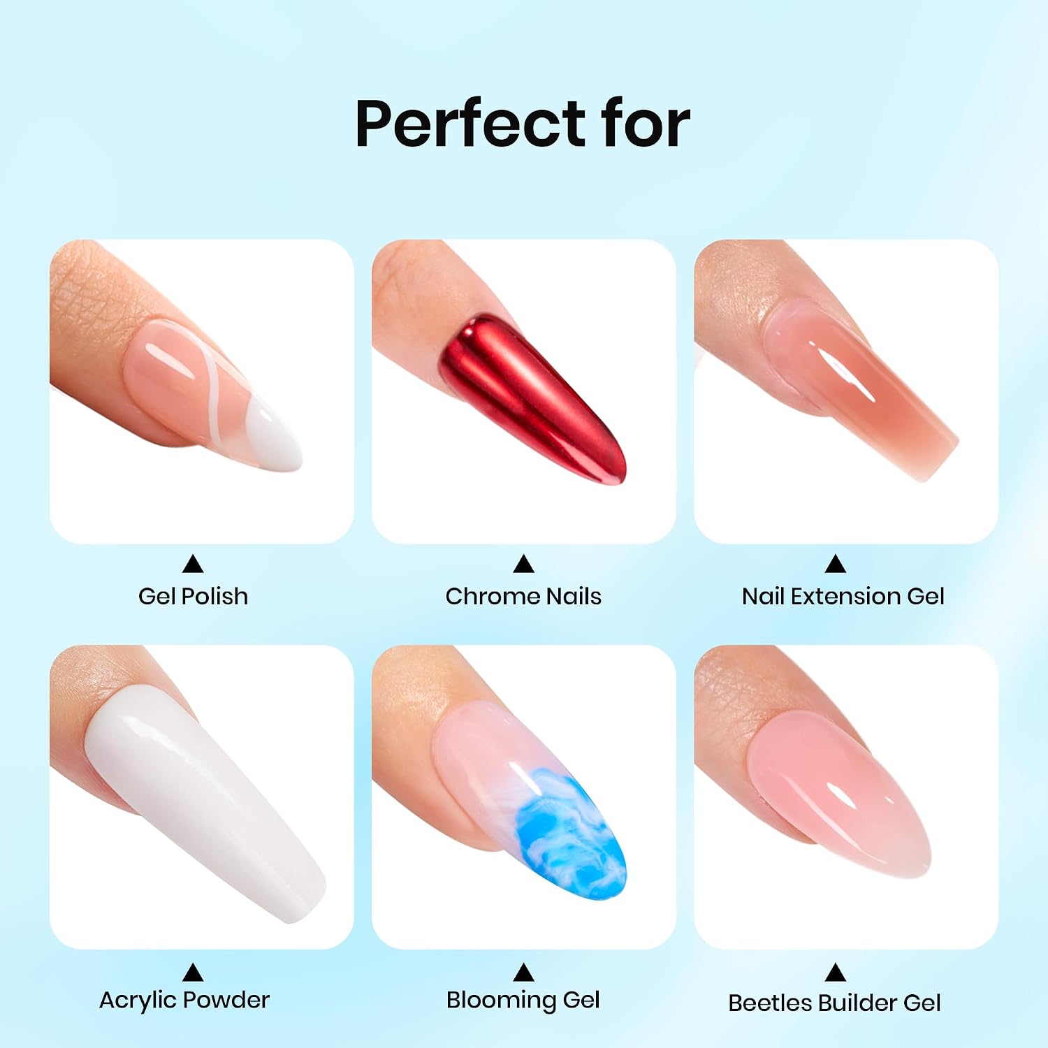 Thumbnail 6 de Beetles No Wipe Gel Top Coat (2-Pack, 15ml) — High Gloss, Long-Lasting Clear Finish