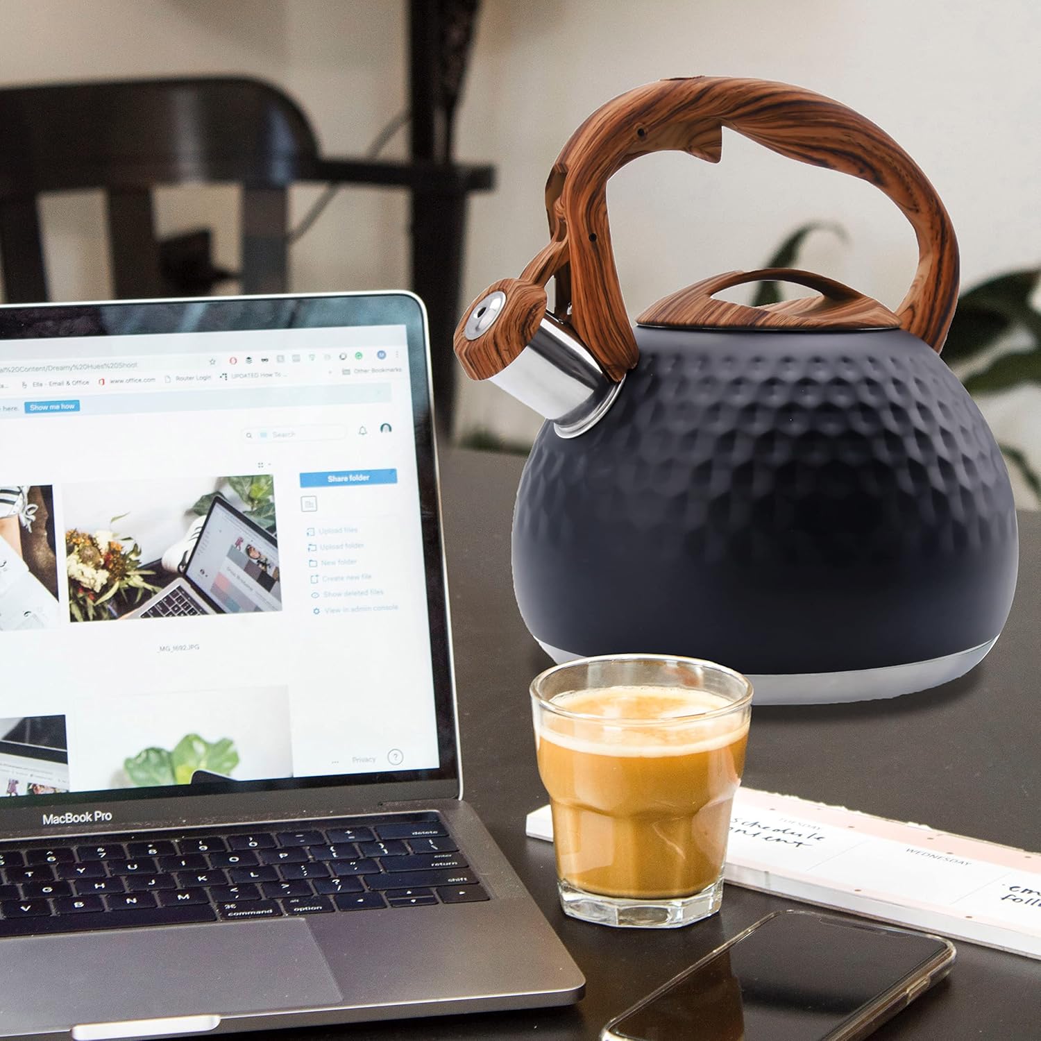 Thumbnail 1 de GGC Tea Kettle 3.1 Quart Whistling Stovetop Kettle