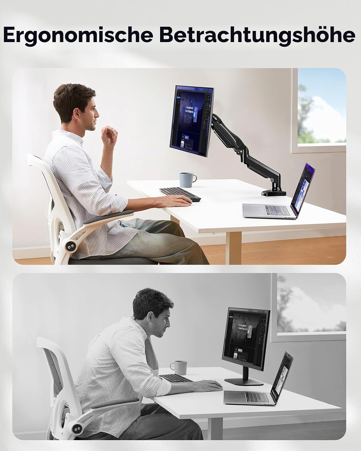 Thumbnail 6 de HUANUO Monitor Halterung 13–32 Zoll