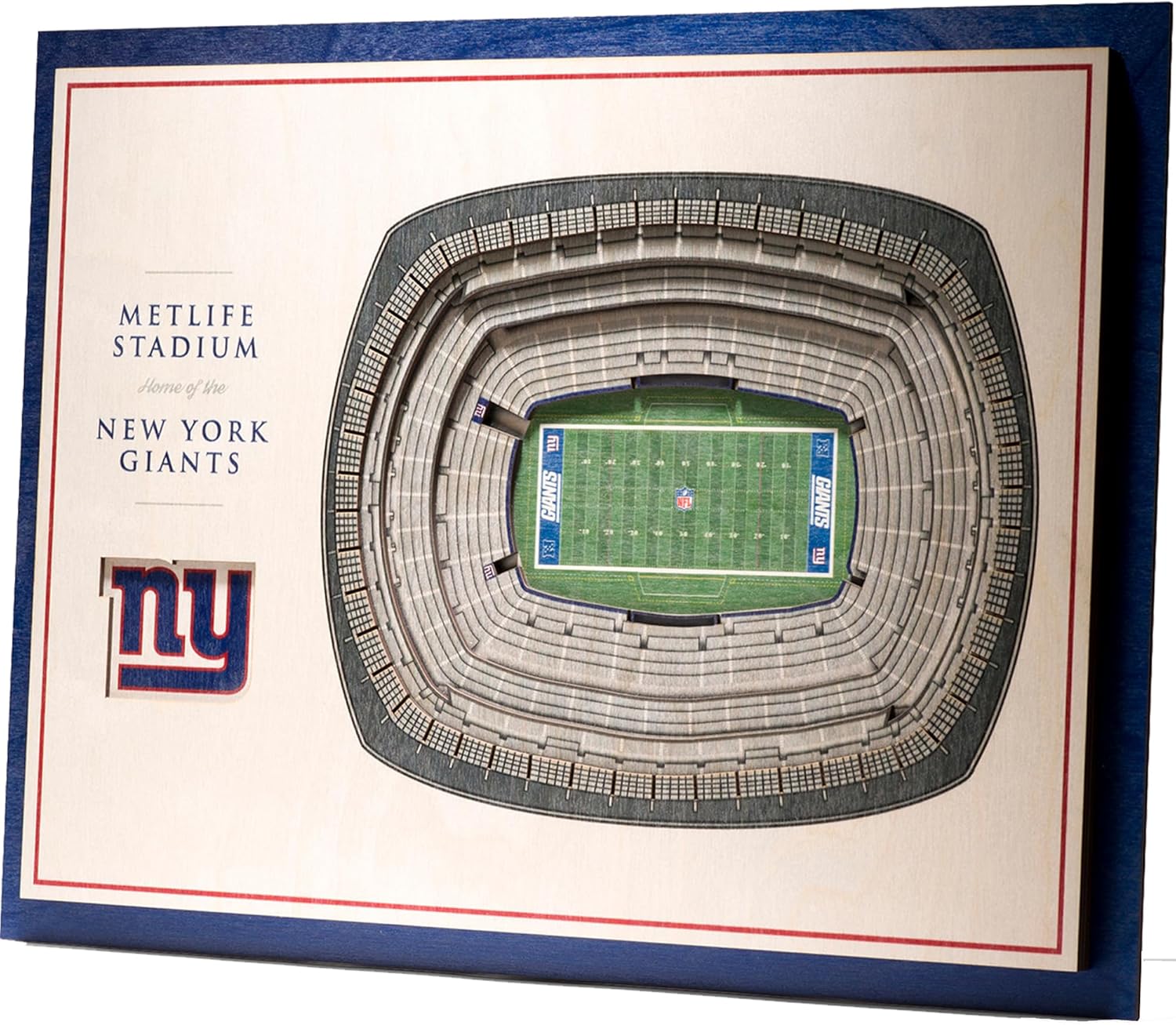 Thumbnail 3 de YouTheFan 5-Layer NFL Stadium Wall Art 🖼