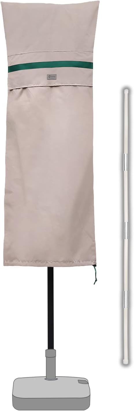 Detalle de Sekey Housse Parasol 270x460 cm Kaki