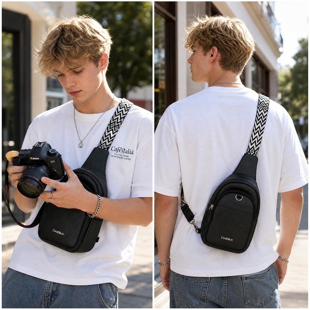 Thumbnail 6 de Cwatcun Small Camera Sling Bag for Photographers
