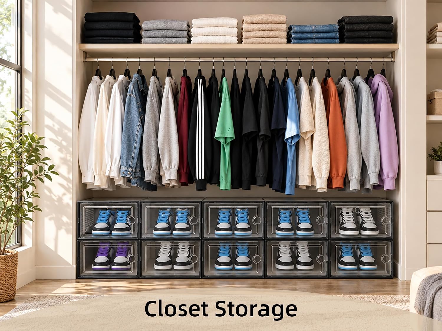 Detalle 2 de Kuject X-Large Shoe Storage Boxes 12-pack