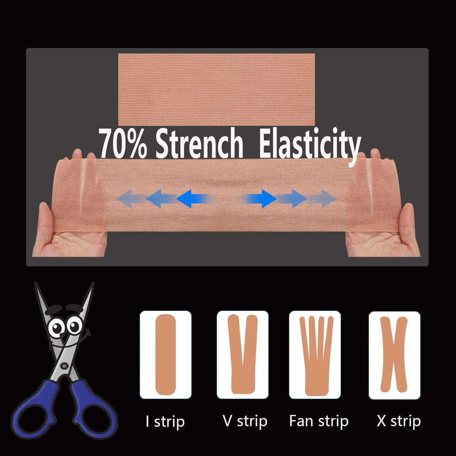 Thumbnail 2 de ANAMPION Kinesiology Tape 10cm 5m