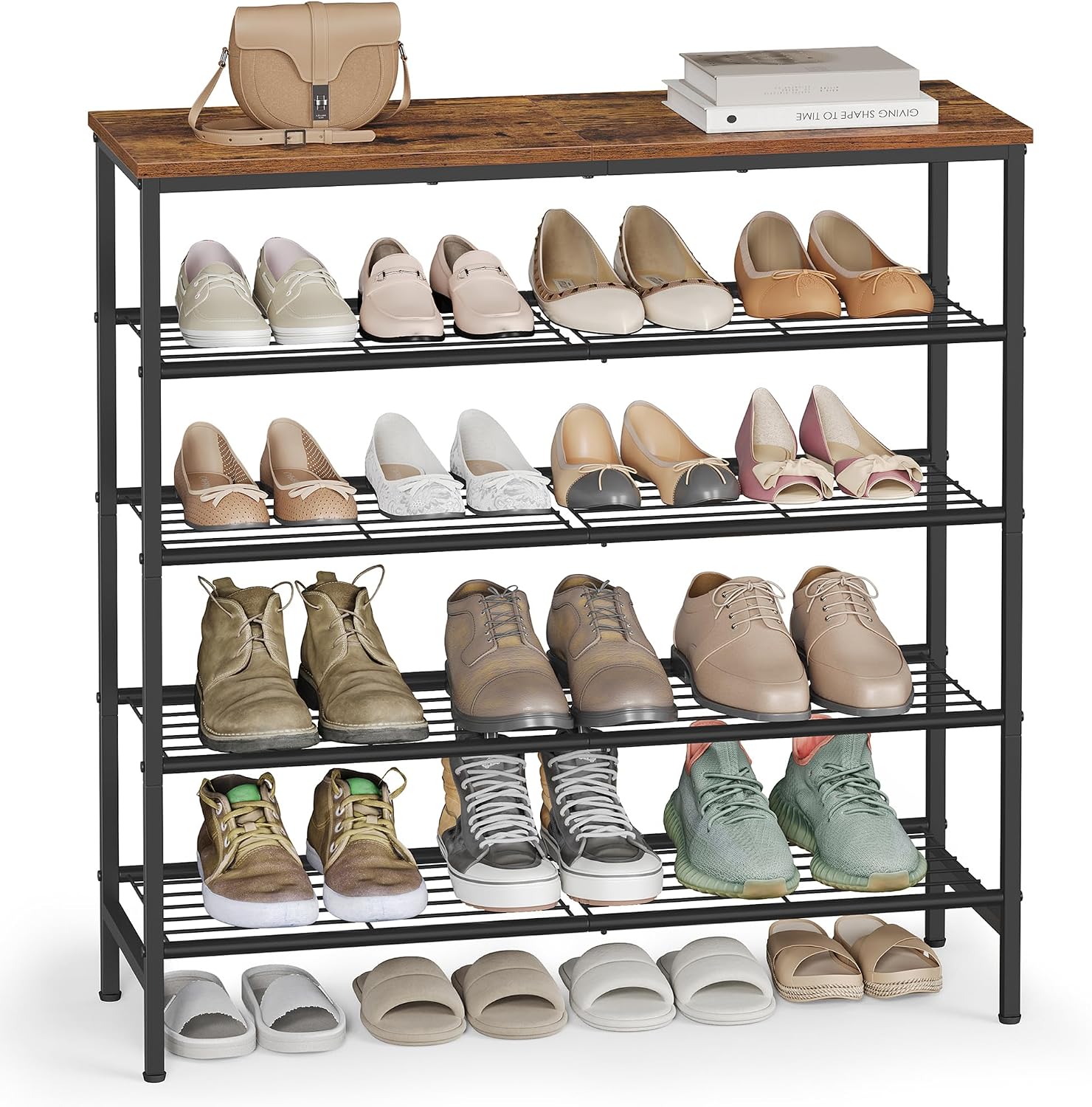 Detalle de VASAGLE Shoe Rack, 5-Tier