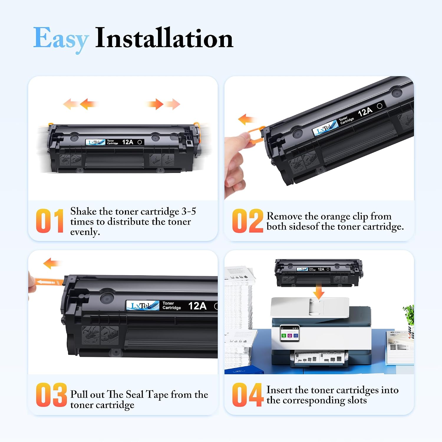Detalle de LxTek 12A toner cartridge