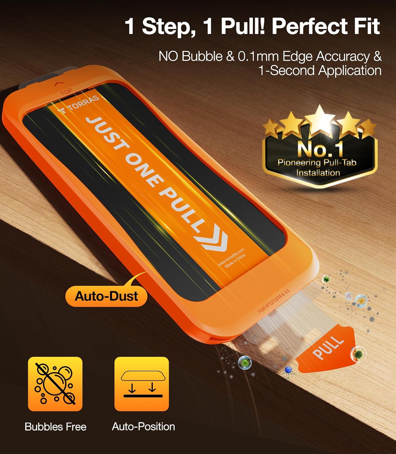 Thumbnail 5 de TORRAS iPhone screen protector 9H+ glass