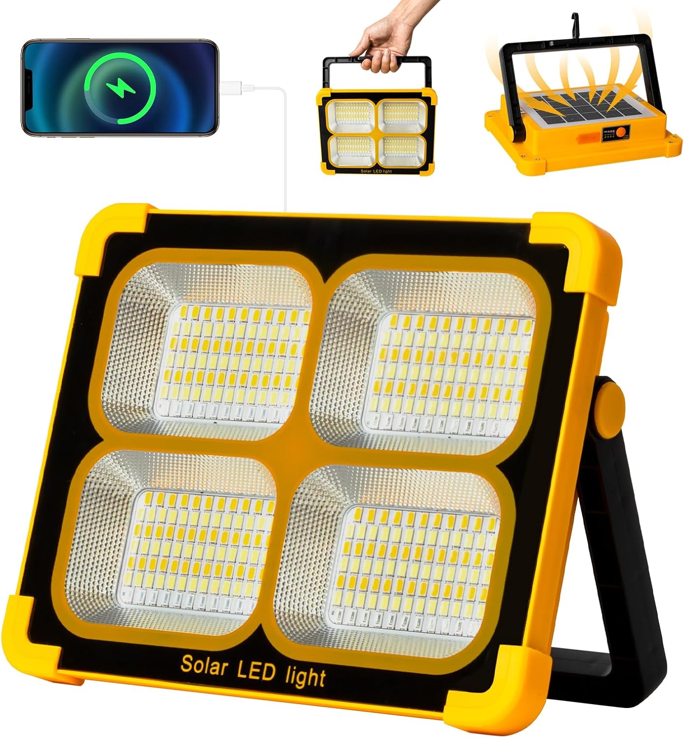 Detalle de Faro Led 100W 10000LM ricaricabile 🔦