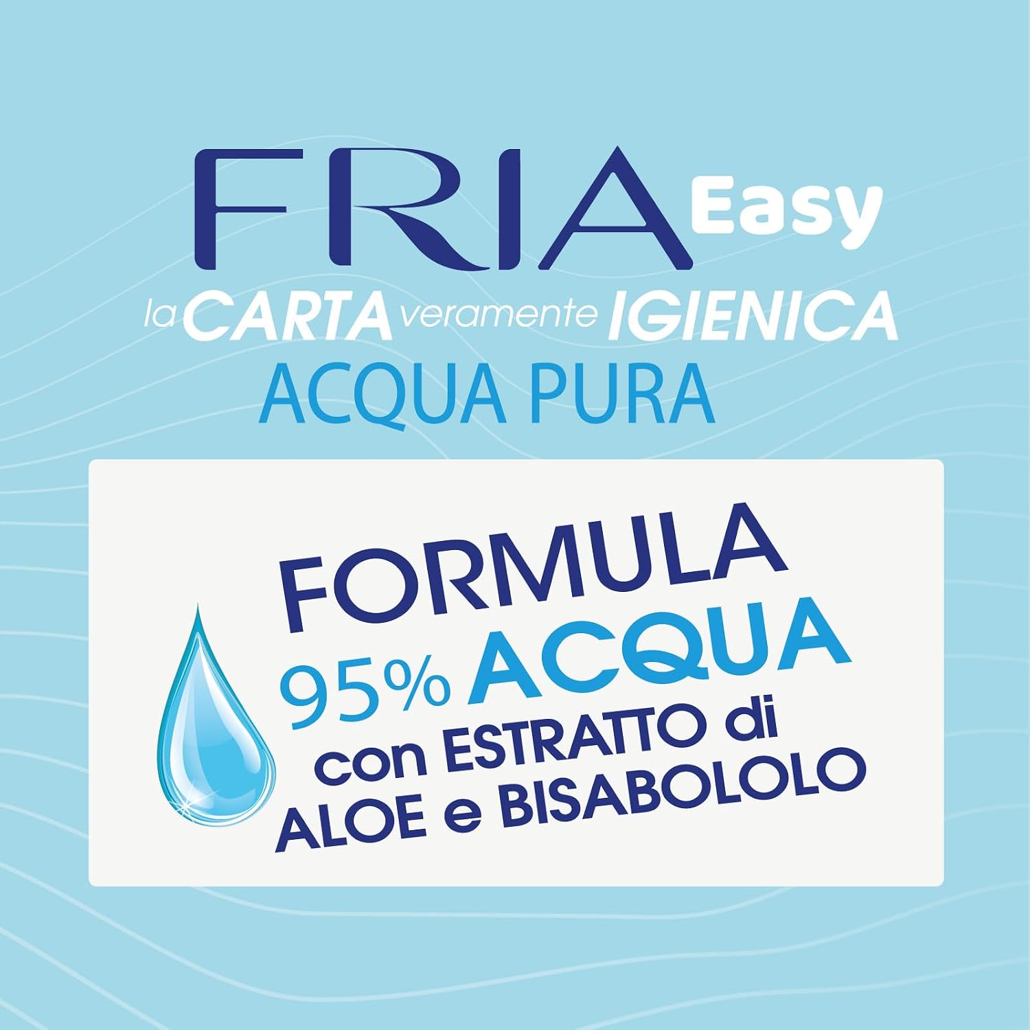 Detalle de Fria Easy Carta Igienica Umidificata con Acqua Pura ad Effetto Calmante – 50 Salviette