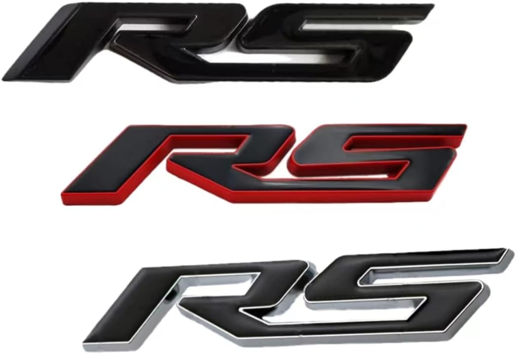 Detalle 2 de RS 3D Metal Car Emblems, Zinc Alloy