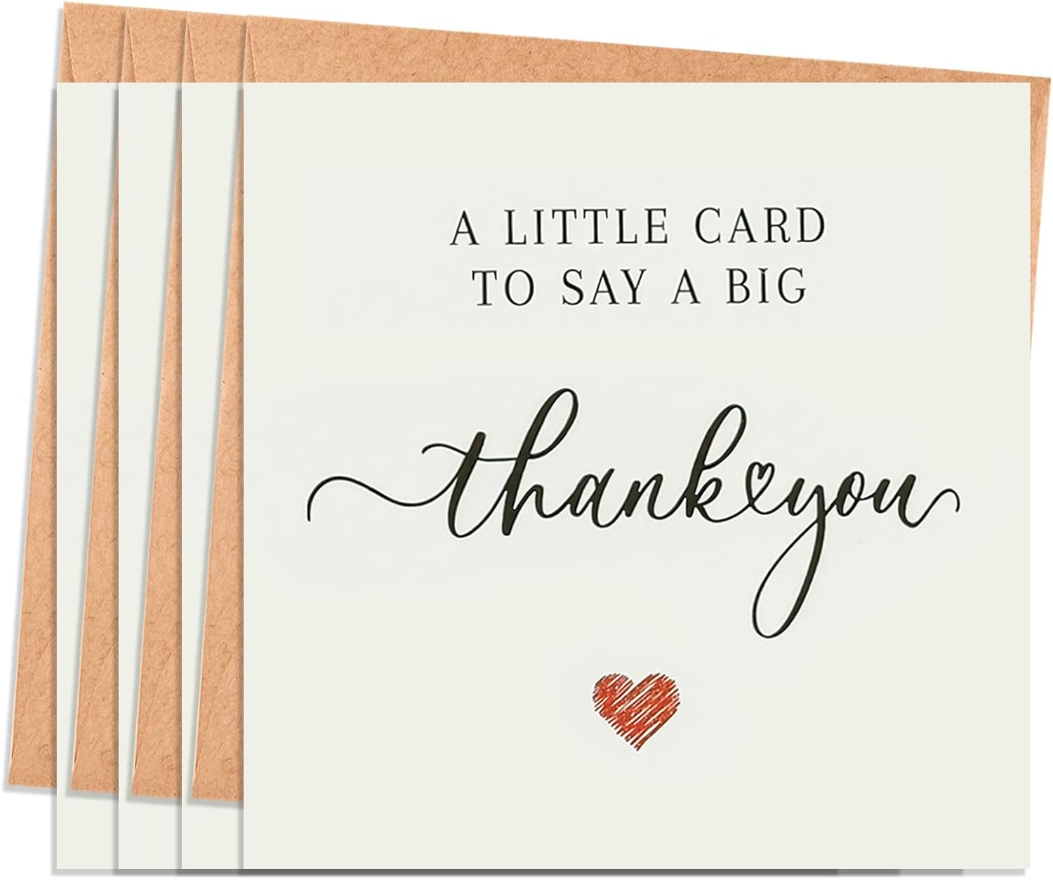 Thank You Cards Multipack 350GSM with Envelopes
