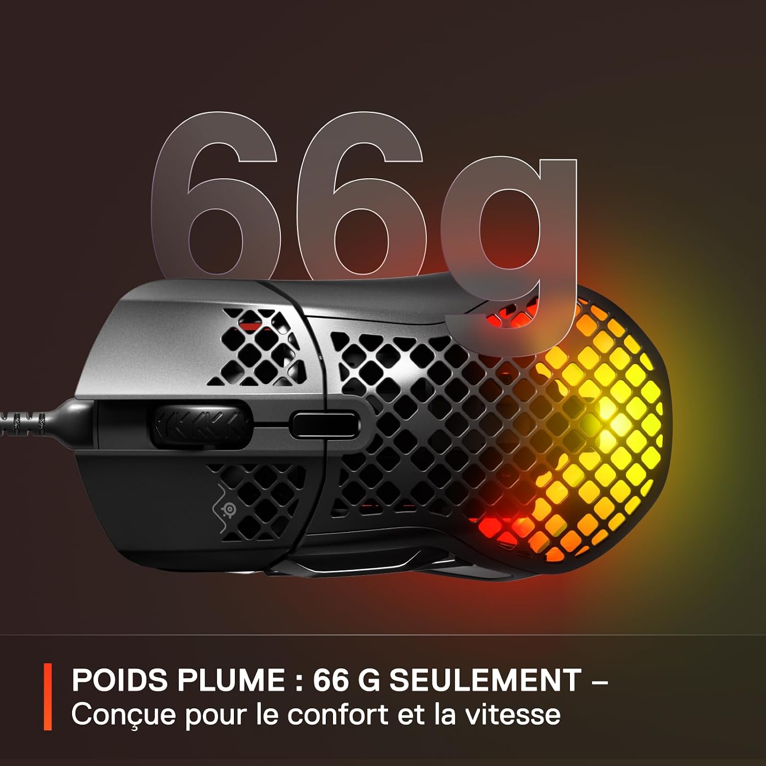 Thumbnail 4 de SteelSeries Aerox 5 RGB-gamingmuis, 66 g, TrueMove Air 18K DPI en IP54