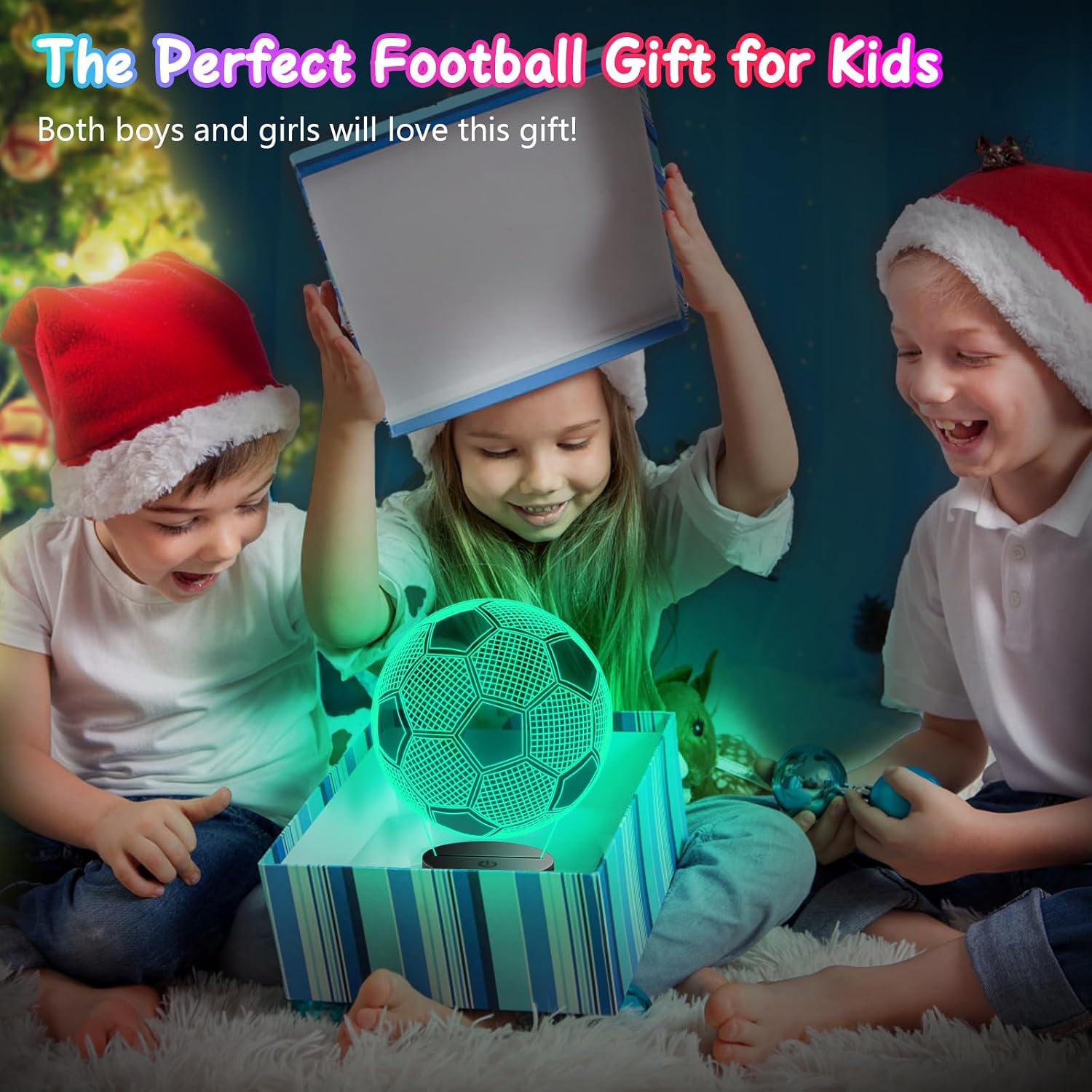 Thumbnail 1 de Polemera Football Lamp for Kids