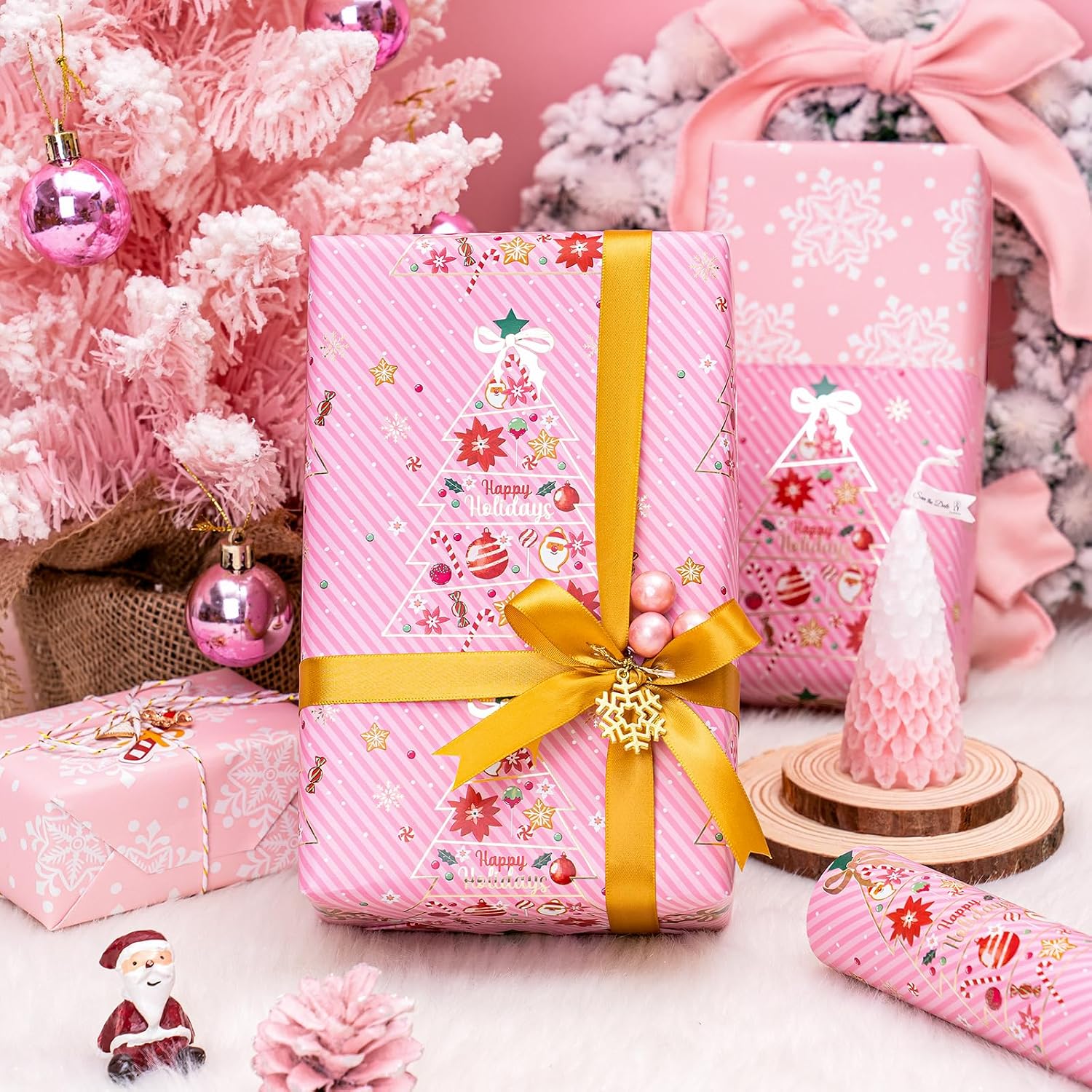 Thumbnail 4 de WRAPAHOLIC Christmas Wrapping Paper, 17-Inch Roll