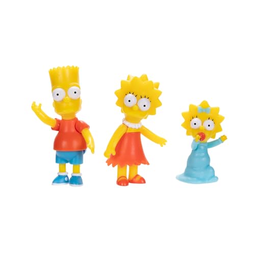 Detalle de Pack familiar de figuras de Los Simpson a escala 6,35 cm de Jakks Pacific