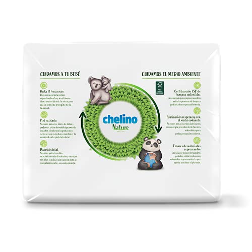 Detalle 2 de Chelino Nature Pañal Infantil Talla 5 (13-18 kg) - 180 Pañales