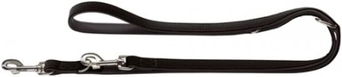 Thumbnail 1 de HUNTER Softie verstellbare Hundeführleine (3-fach) in Nubukoptik – rot/schwarz, 15/200