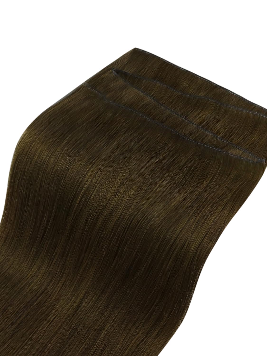Thumbnail 6 de Fshine Human Hair Genius Weft Chocolate Brown 16 Inch (50g) Real Human Hair Extensions