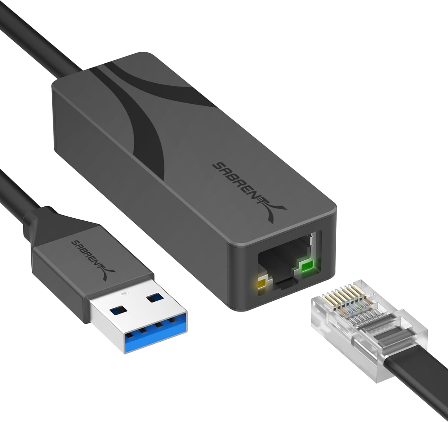 SABRENT USB 3.0 to 2.5 Gigabit Ethernet Adapter – NT-UA25
