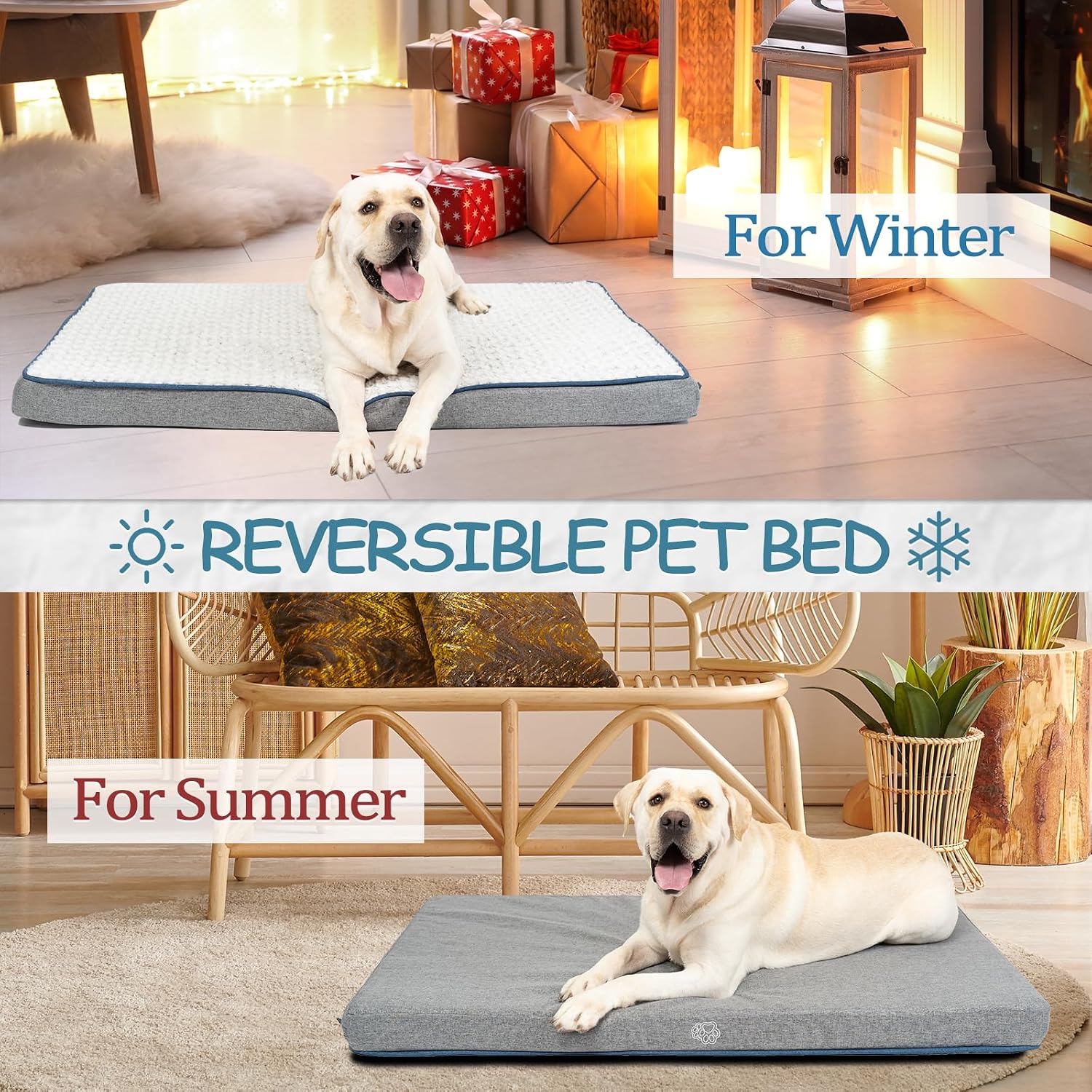 Detalle de EMPSIGN Cuscino reversibile per cani 112x76x7,5