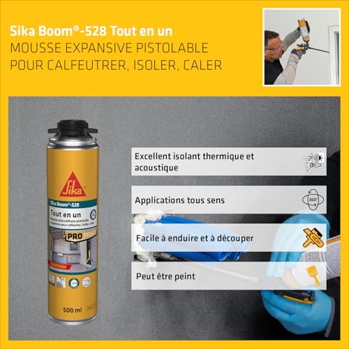 Detalle de Sika Boom 528 Mousse PU Expansive Pistolable 500 ml – SIKA