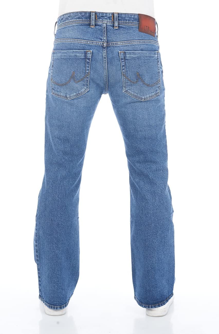 Thumbnail 2 de LTB Jeans Herren Stretch Timor Bootcut Jeanshose – Blau/Schwarz, Größen 28–40