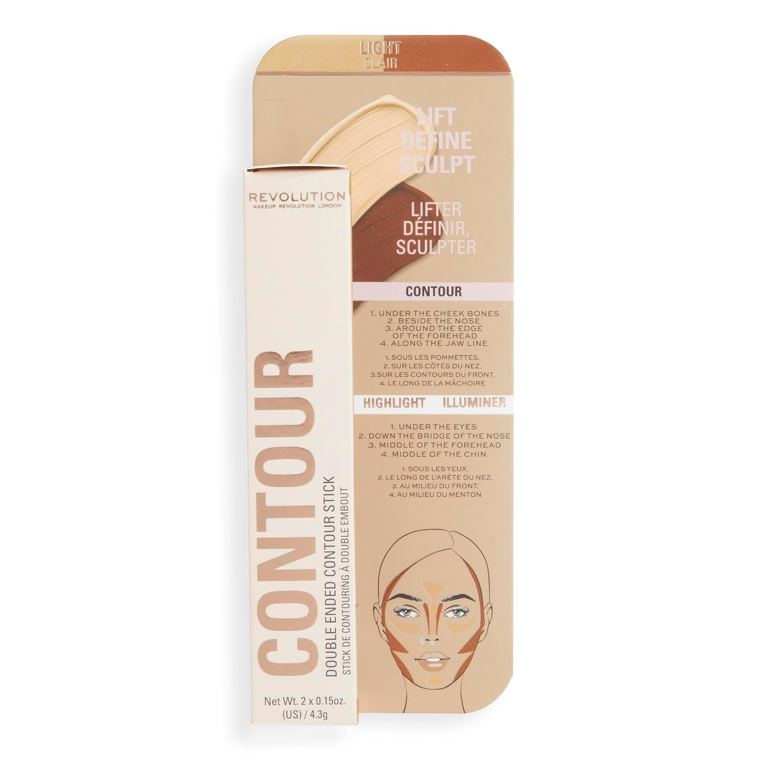 Detalle 2 de Revolution Beauty London Contour Stick Light