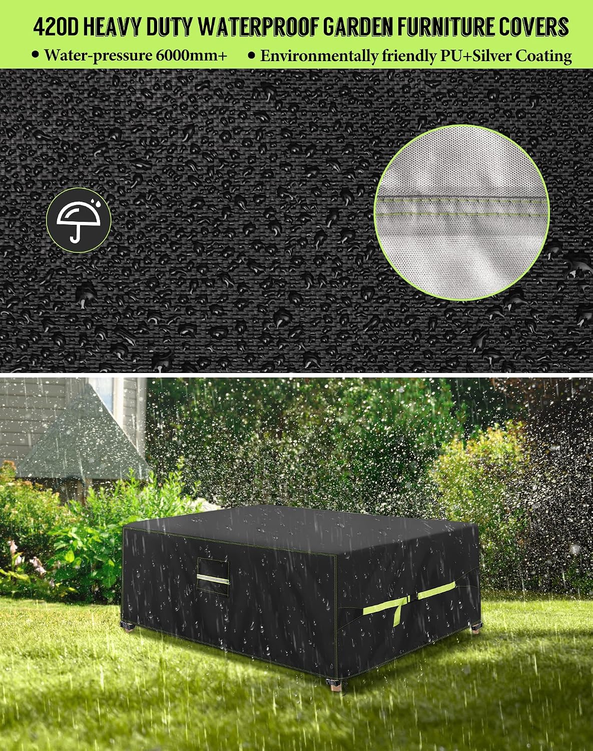 Thumbnail 1 de VDISRR housse table de jardin 250x210x90