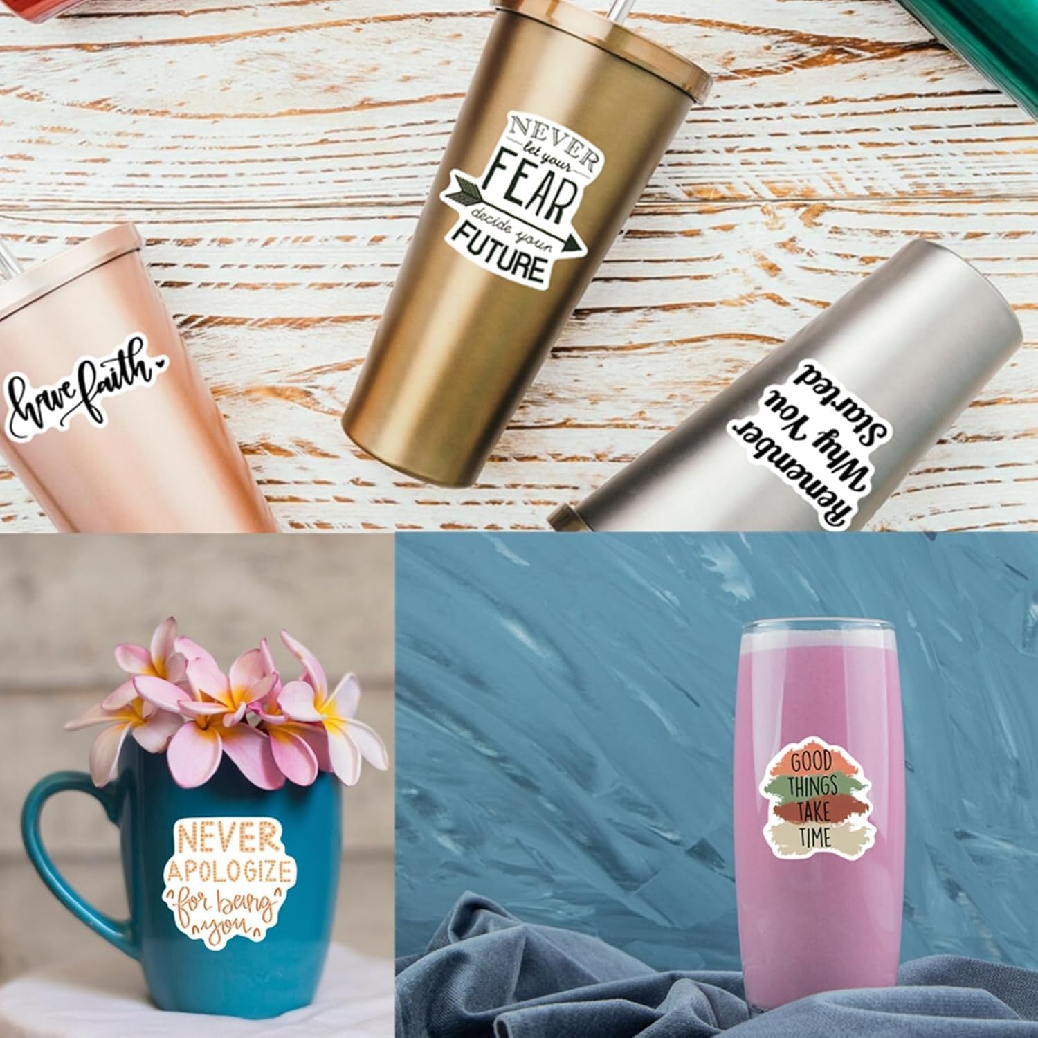 Detalle 2 de 120pcs Inspirational Stickers Pack
