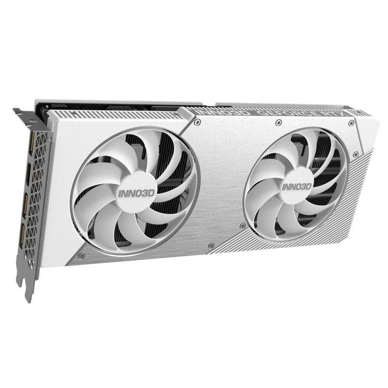 Detalle 2 de INNO3D GeForce RTX 5060 Ti TWIN X2 OC 16GB GDDR7 Reflex 2 RTX AI DLSS4 Blanca