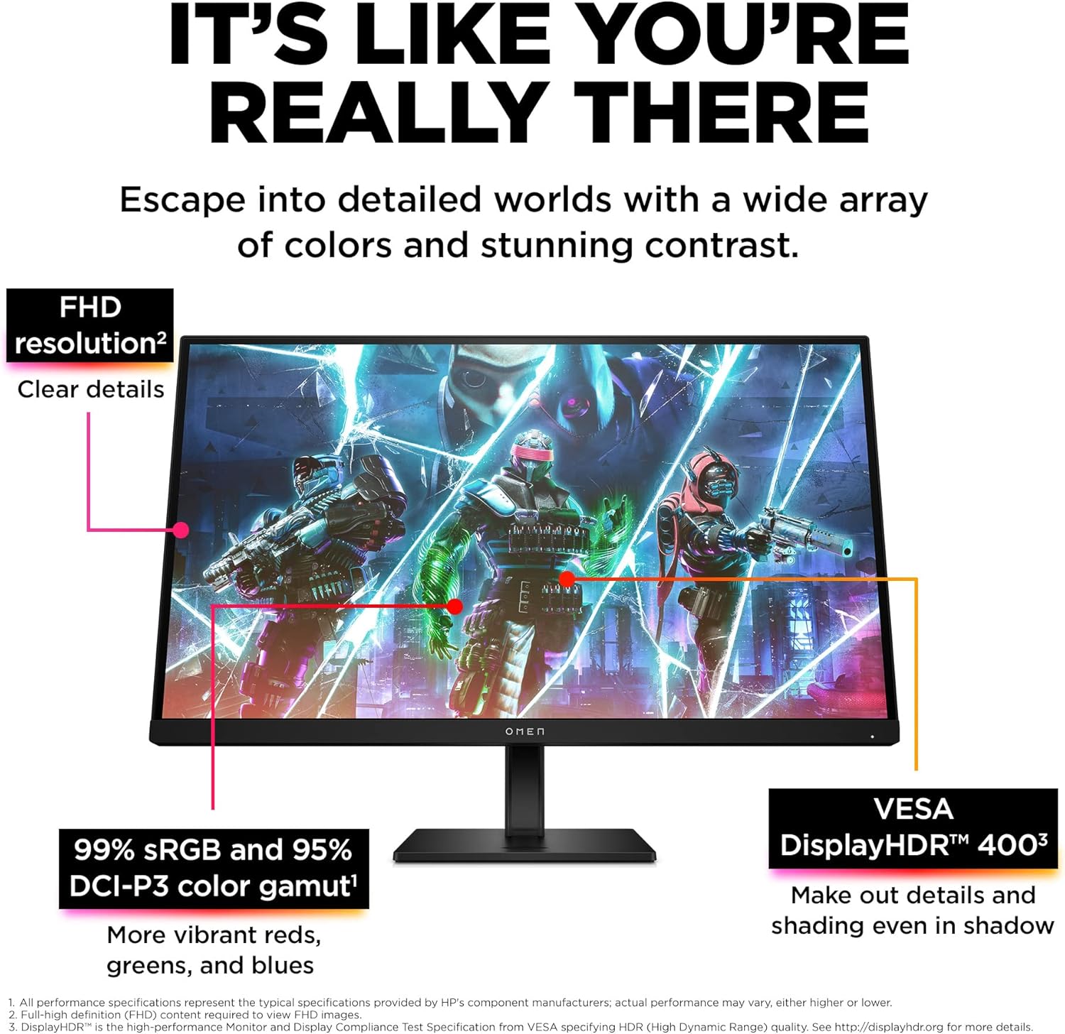 Thumbnail 2 de HP OMEN 27s Gaming Monitor — 27" FHD IPS, 240Hz