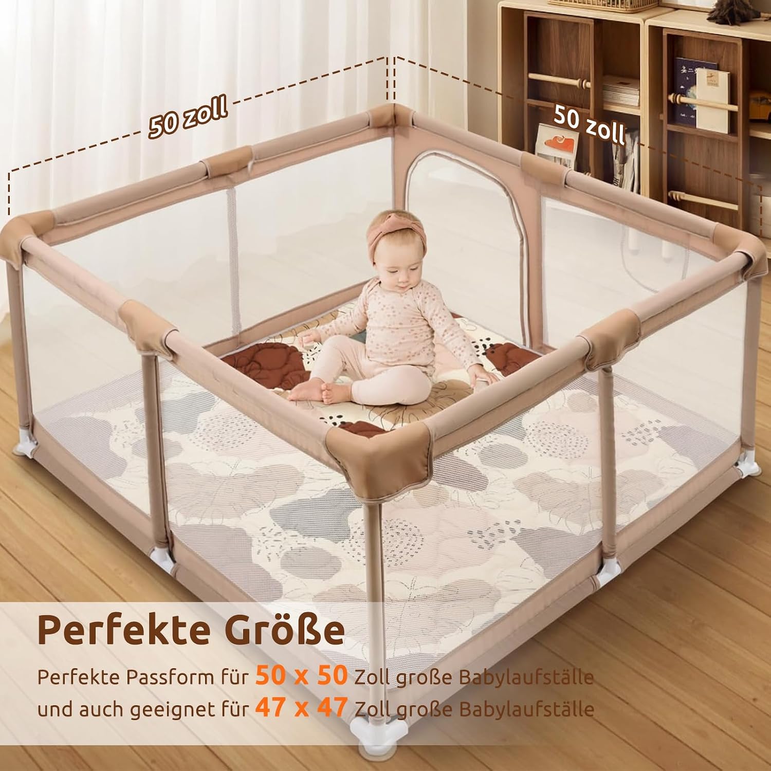 Thumbnail 5 de Tuocal Baby Spielmatte 127 x 127 cm