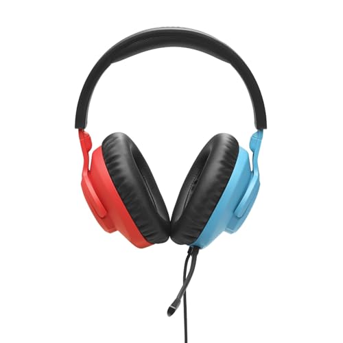 Thumbnail 4 de JBL Quantum 100N: cuffie da gaming over-ear con filo in blu/rosso per PC, console e Switch