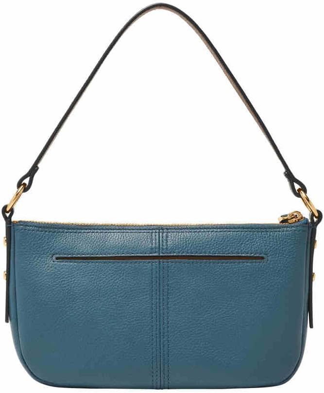 Detalle de Fossil Huntington set di portafogli uomo in pelle o poliestere, azzurro