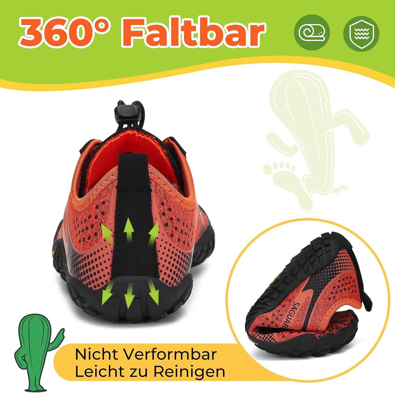 Detalle 2 de SAGUARO Barfußschuhe Kinder 24-36
