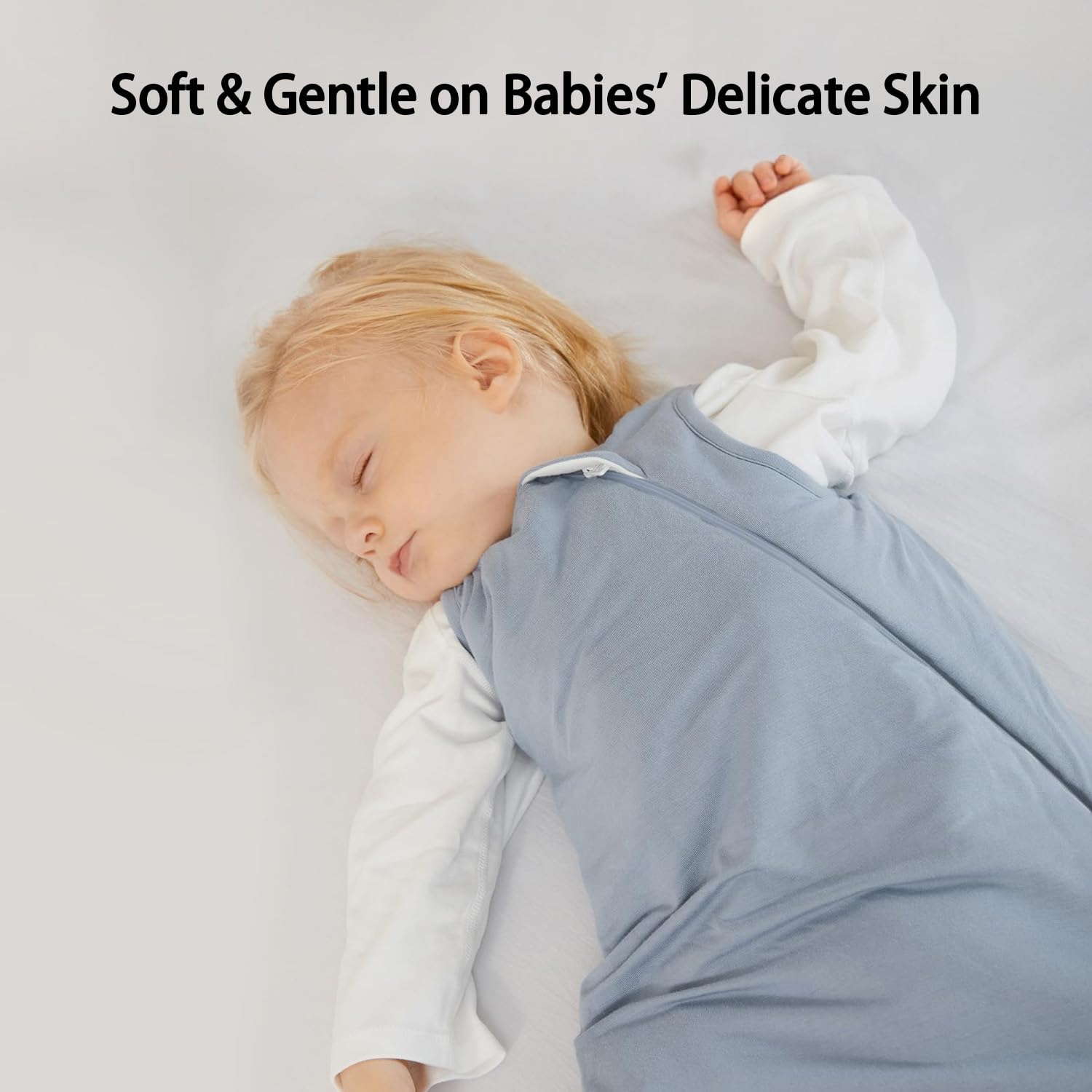 Thumbnail 3 de BubblePanda Bamboo Sleep Sack 6-12 Months, 1.0 Tog — Soft, Breathable Wearable Blanket