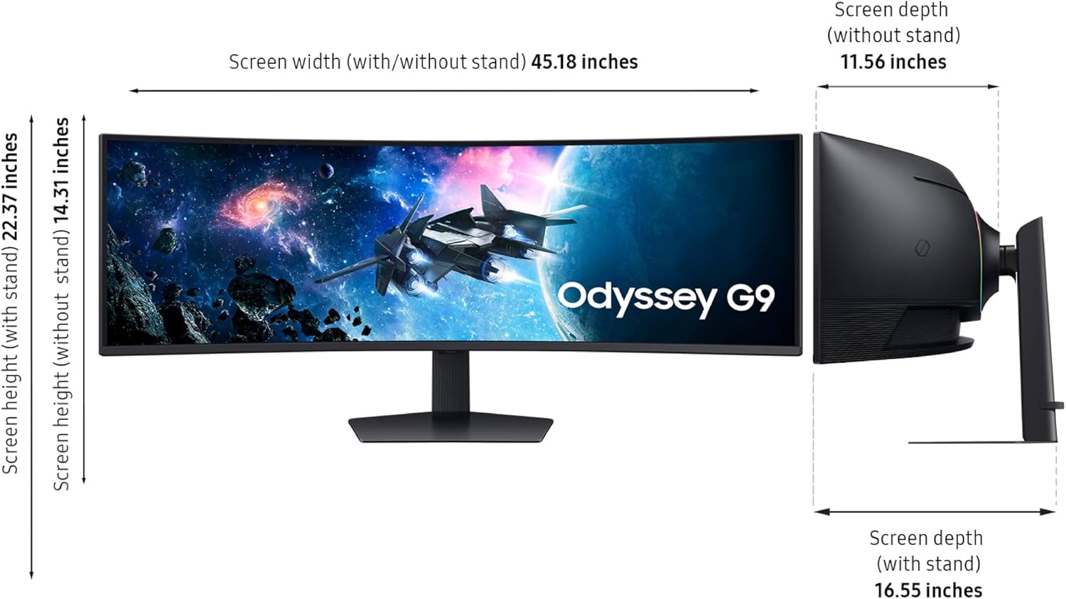 Detalle de Samsung Curved Gaming Monitor 49-inch