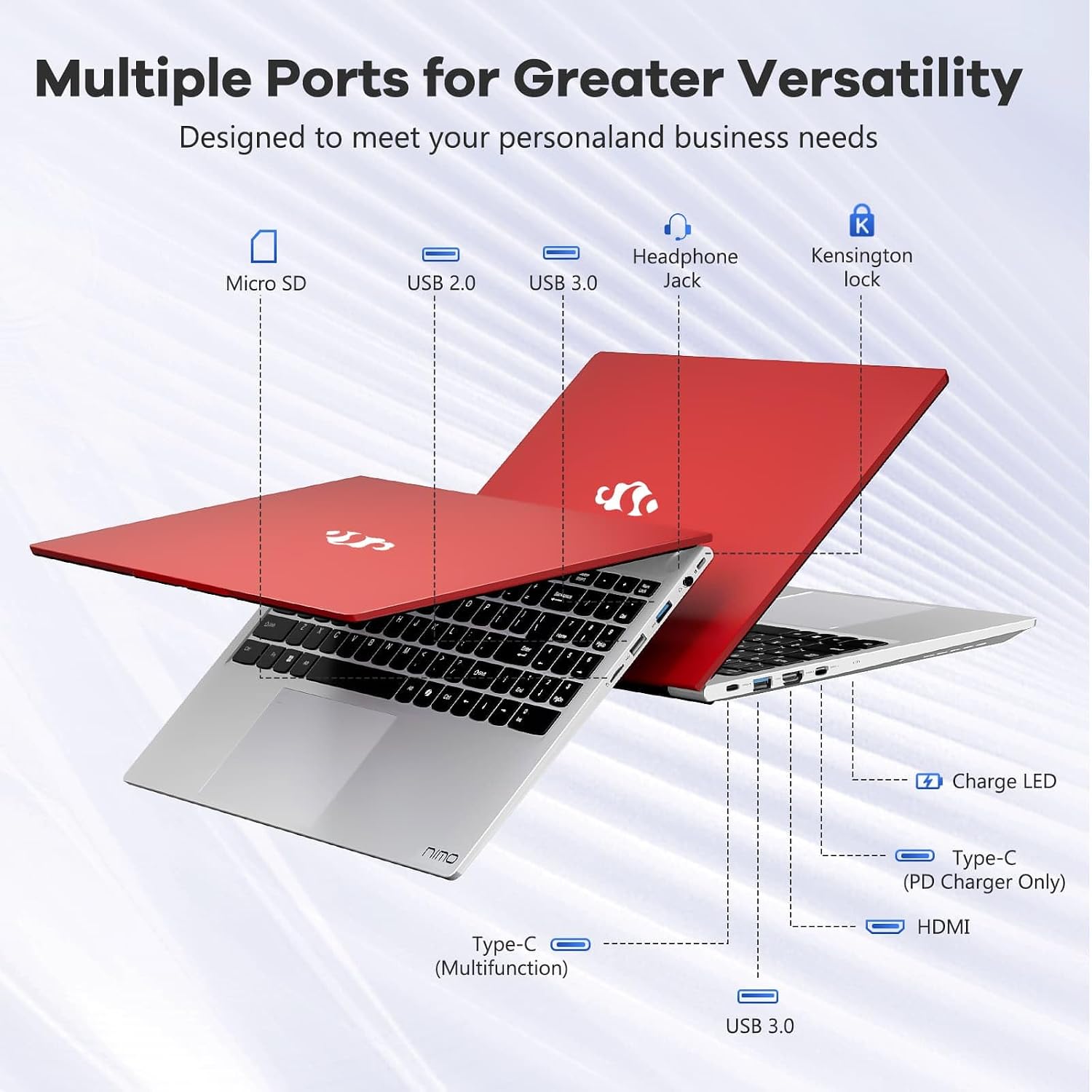 Detalle 1 de NIMO Laptop with 1TB SSD
