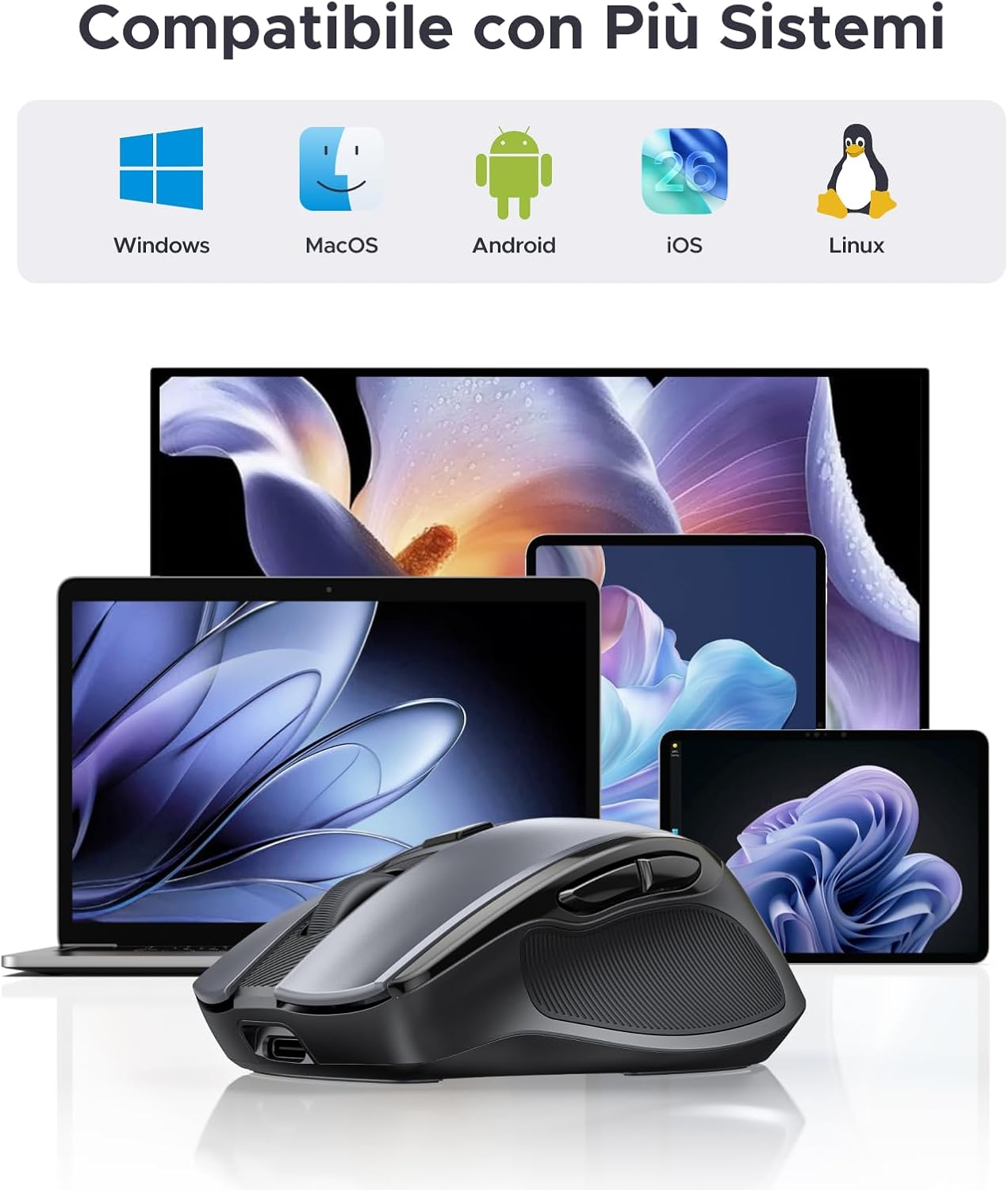 Thumbnail 5 de UGREEN Mouse wireless Bluetooth 2,4 GHz