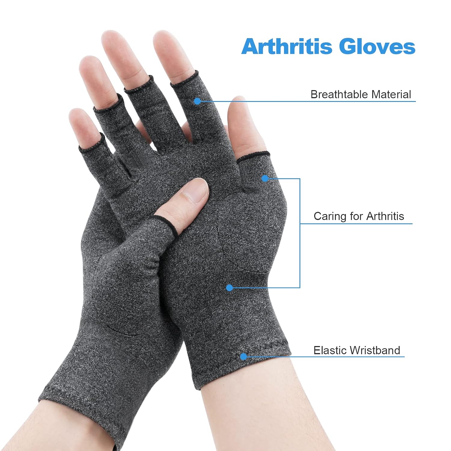 Detalle de Gants de compression ACWOO, 1 paire