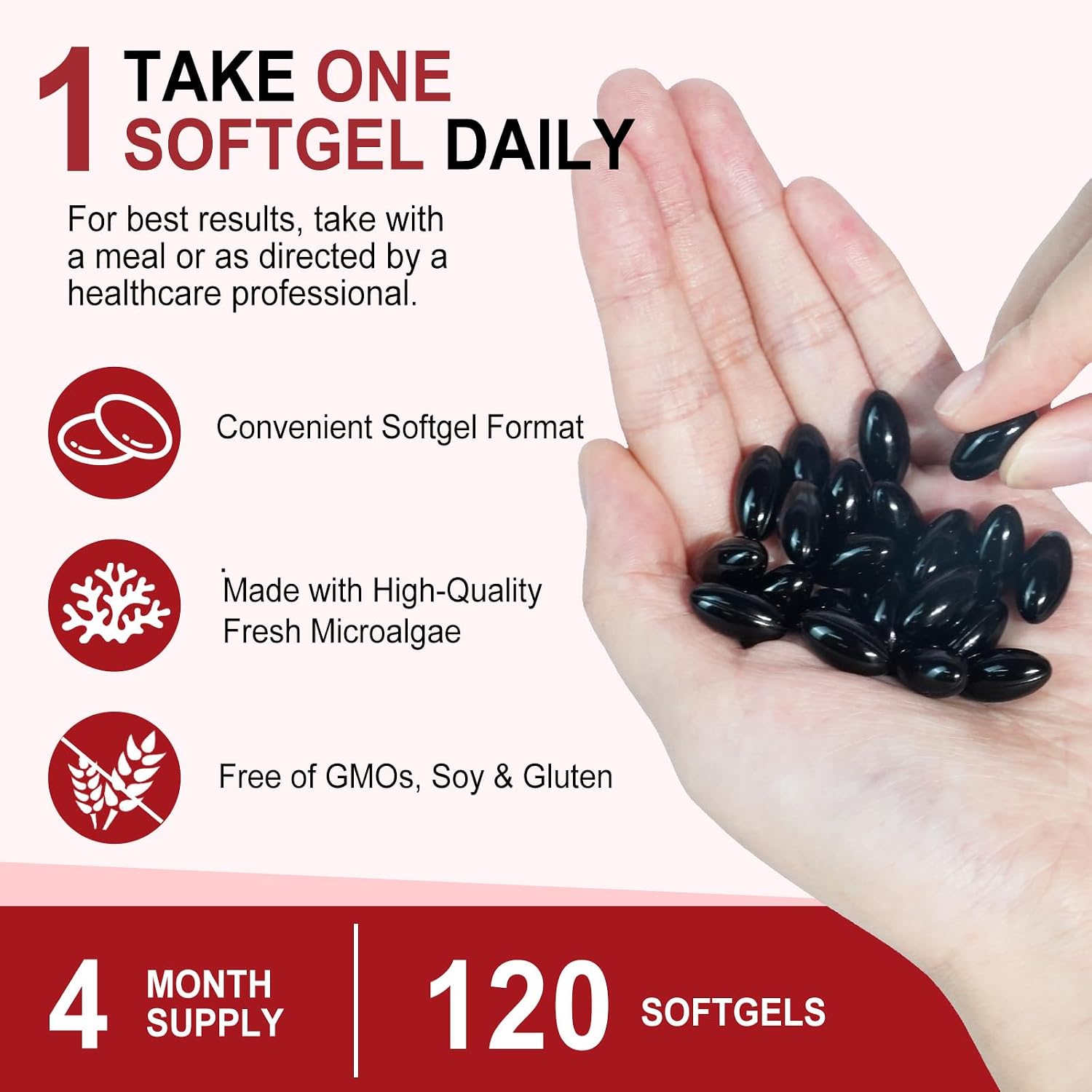 Detalle de LTQXGT Astaxanthin Supplement 12 mg