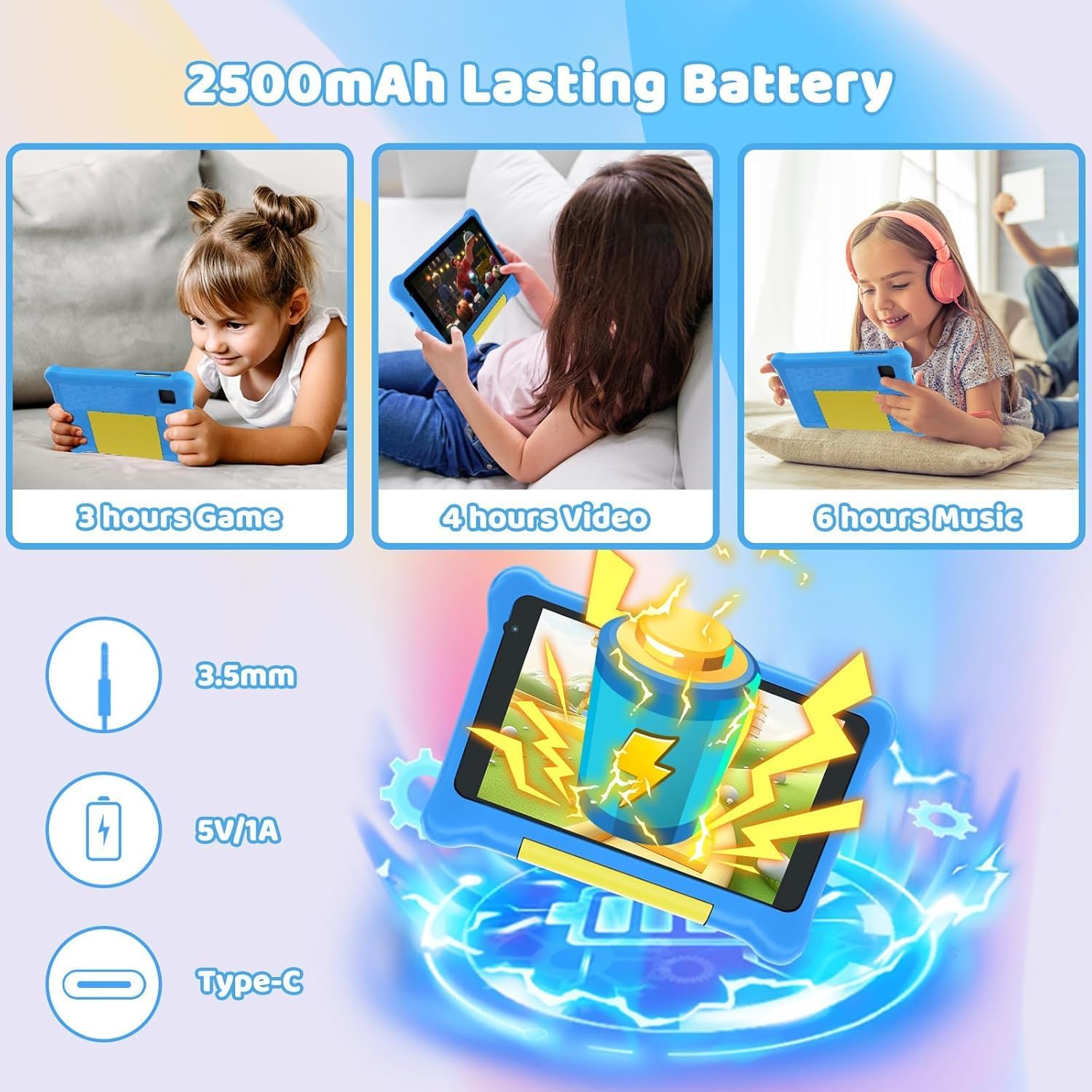 Thumbnail 5 de Whitedeer 7 Inch Kids Tablet